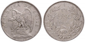 ESTERE - CILE - Repubblica - Peso 1910 Kr. 152.3 AG
BB+