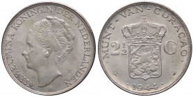 ESTERE - CURACAO - Guglielmina (1890-1948) - 2,5 Gulden 1944 Kr. 46 AG
qFDC