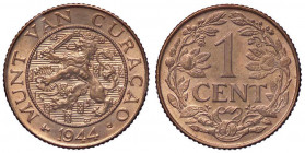 ESTERE - CURACAO - Guglielmina (1890-1948) - Cent 1944 Kr. 41 CU Eccezionale
FDC