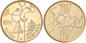 ESTERE - FINLANDIA - Repubblica - 100 Euro 2007 (AU g. 8,48)
FS