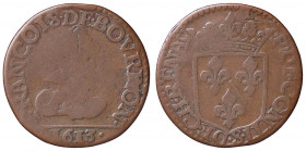ESTERE - FRANCIA - CHATEAU RENAUD - Francesco di Borbone e Luisa Margherita (1605-1614) - 2 Liard R CU
MB