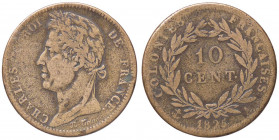 ESTERE - COLONIE FRANCESI - Carlo X (1824-1830) - 5 Centimes 1825 A Kr. 10.1 CU
meglio di MB