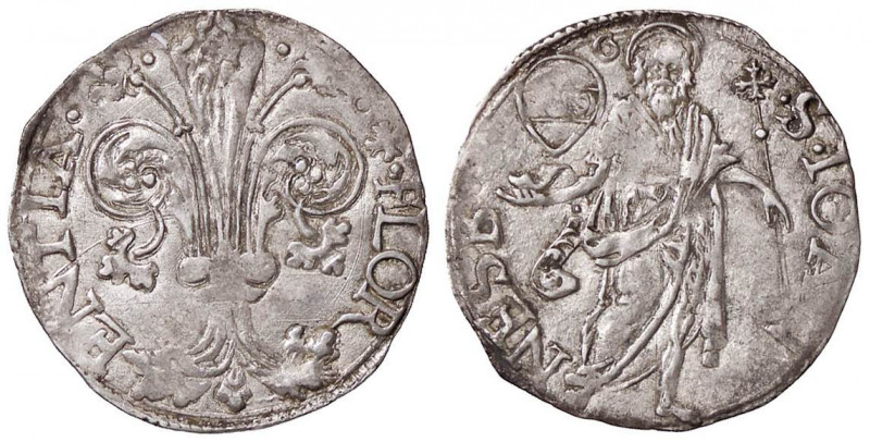 ZECCHE ITALIANE - FIRENZE - Repubblica (1189-1532) - Grosso da 7 soldi (1509 - I...