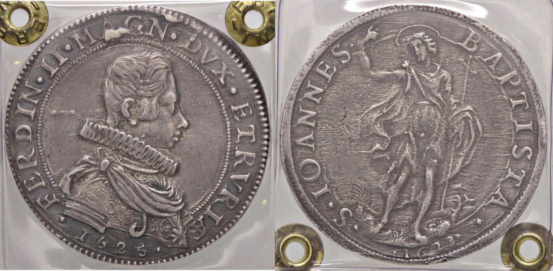 ZECCHE ITALIANE - FIRENZE - Ferdinando II (1621-1670) - Piastra 1625/1623 CNI 13...
