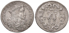 ZECCHE ITALIANE - NAPOLI - Carlo II, secondo periodo (1675-1700) - Tarì 1692 P.R. 19; MIR 300/1 AG
BB/BB+