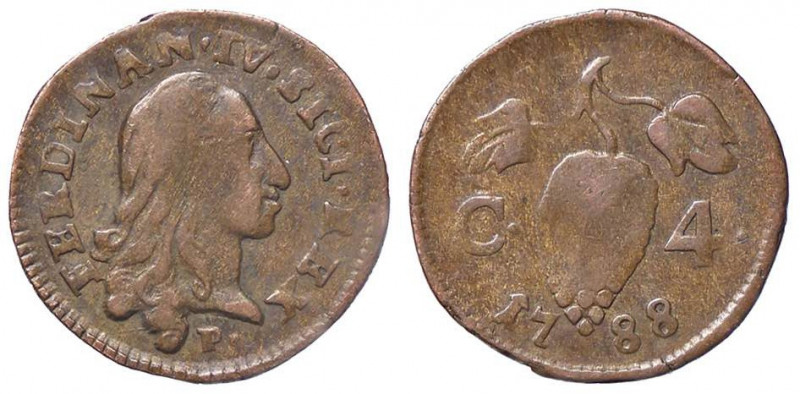 ZECCHE ITALIANE - NAPOLI - Ferdinando IV di Borbone (primo periodo, 1759-1799) -...