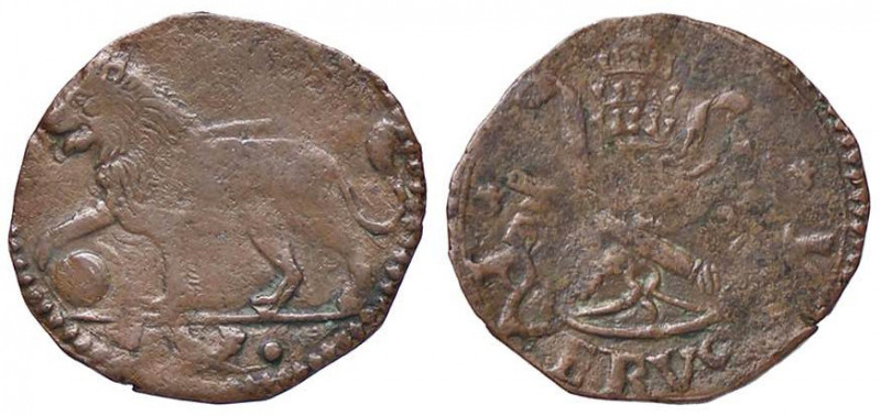 ZECCHE ITALIANE - PERUGIA - Leone X (1513-1521) - Quattrino Munt. 151/3 RR (MI g...