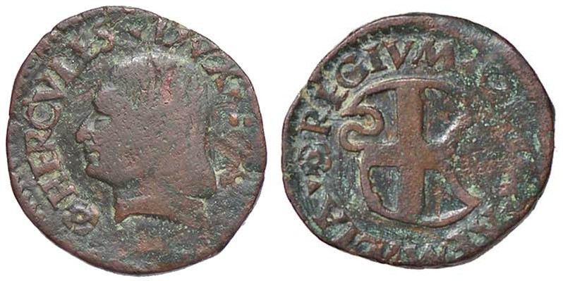 ZECCHE ITALIANE - REGGIO EMILIA - Ercole I d'Este (1471-1505) - Bagattino CNI 57...