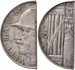 SAVOIA - Vittorio Emanuele III (1900-1943) - 20 Lire 1928 Elmetto Pag. 680; Mont. 76 NC (AG g. 10,53) Spezzato
BB