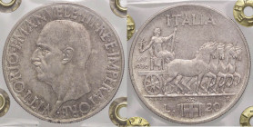 SAVOIA - Vittorio Emanuele III (1900-1943) - 20 Lire 1936 XIV Impero Pag. 681; Mont. 78 R AG Sigillata Gianfranco Erpini
FDC/qFDC