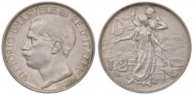 SAVOIA - Vittorio Emanuele III (1900-1943) - 2 Lire 1911 Cinquantenario Pag. 736; Mont. 152 AG
SPL