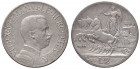 SAVOIA - Vittorio Emanuele III (1900-1943) - 2 Lire 1911 Quadriga lenta Pag. 734; Mont. 149 RR AG Colpetto
qBB