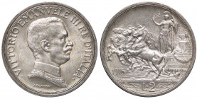 SAVOIA - Vittorio Emanuele III (1900-1943) - 2 Lire 1916 Quadriga briosa Pag. 739; Mont. 156 AG
qFDC