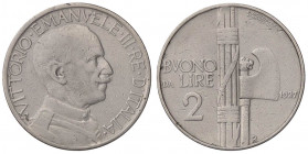 SAVOIA - Vittorio Emanuele III (1900-1943) - 2 Lire 1927 Fascio Pag. 745; Mont. 165 RR NI
qBB