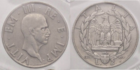 SAVOIA - Vittorio Emanuele III (1900-1943) - 2 Lire 1936 XIV Impero Pag. 754; Mont. 175 R NI Sigillata Gianfranco Erpini senza conservazione
BB/BB+