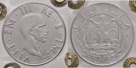 SAVOIA - Vittorio Emanuele III (1900-1943) - 2 Lire 1942 XX Impero Pag. 761; Mont. 186 RR Ac Sigillata Giovanni Gaudenzi
qFDC