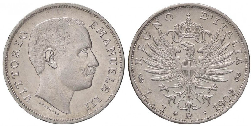 SAVOIA - Vittorio Emanuele III (1900-1943) - Lira 1902 Aquila Pag. 764; Mont. 18...