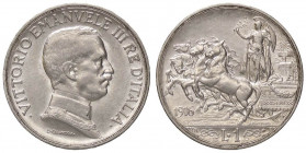 SAVOIA - Vittorio Emanuele III (1900-1943) - Lira 1916 Quadriga briosa Pag. 774; Mont. 201 R AG
SPL-FDC