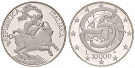 REPUBBLICA ITALIANA - Repubblica Italiana (monetazione in lire) (1946-2001) - 10.000 Lire 1995 - 40° anniversario conferenza di Messina Mont. 48bis R ...