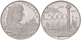 REPUBBLICA ITALIANA - Repubblica Italiana (monetazione in lire) (1946-2001) - 5.000 Lire 1997 - Canaletto Mont. 54bis NC AG In confezione
FS
