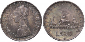 REPUBBLICA ITALIANA - Repubblica Italiana (monetazione in lire) (1946-2001) - 500 Lire 1958 - Caravelle Mont. 2 AG Patinata
FDC