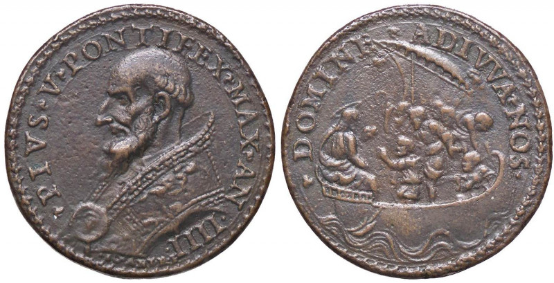 MEDAGLIE - PAPALI - Pio V (1566-1572) - Medaglia A. IIII AE Ø 31 Postuma
SPL