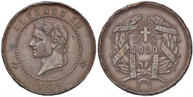 MEDAGLIE ESTERE - FILIPPINE - Alfonso XII (1874-1886) - Medaglia 1876 AE Opus: Estrugh Ø 32 Colpetti
BB+