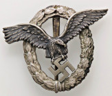 MEDAGLIE ESTERE - GERMANIA - Terzo Reich (1933-1945) - Distintivo Luftwaffe, da pilota esploratore RR MB mm 54x65
Ottimo