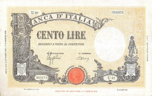 CARTAMONETA - BANCA d'ITALIA - Repubblica Sociale (1943-1945) - 100 Lire - Barbetti 08/10/1943 - Grande B.I. Alfa 375; Lireuro 24AA Azzolini/Urbini
B...