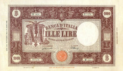 CARTAMONETA - BANCA d'ITALIA - Repubblica Italiana (monetazione in lire) (1946-2001) - 1.000 Lire - Barbetti (testina) 19/12/1946 Alfa 640; Lireuro 51...