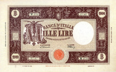CARTAMONETA - BANCA d'ITALIA - Repubblica Italiana (monetazione in lire) (1946-2001) - 1.000 Lire - Barbetti (testina) 21/03/1947 Alfa 642; Lireuro 51...