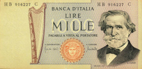 CARTAMONETA - BANCA d'ITALIA - Repubblica Italiana (monetazione in lire) (1946-2001) - 1.000 Lire - Verdi 2° tipo 1000 lire Verdi II tipo Lotto di 27 ...