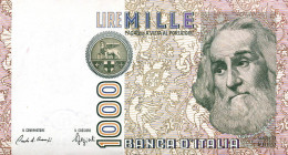 CARTAMONETA - BANCA d'ITALIA - Repubblica Italiana (monetazione in lire) (1946-2001) - 1.000 Lire - Marco Polo 20/10/1988 Alfa 732; Lireuro 57F Ciampi...