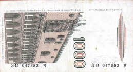 CARTAMONETA - BANCA d'ITALIA - Repubblica Italiana (monetazione in lire) (1946-2001) - 1.000 Lire - Marco Polo 28/10/1985 Alfa 730; Lireuro 57D Ciampi...