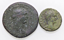 LOTTI - Imperiali Sesterzio di Traiano e asse di S. Severo Lotto di 2 monete
qMB÷qBB