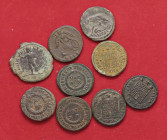 LOTTI - Imperiali Lotto di 9 monete di Costantino diverse per tipo o zecca
med. BB