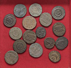 LOTTI - Imperiali Lotto di 16 monete di Costantino
med. BB