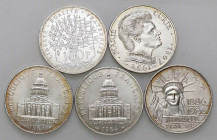 LOTTI - Estere FRANCIA - 100 franchi 1982-1983-1984 (2)-1986 Lotto di 5 monete
qFDC÷FDC
