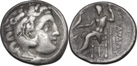 Continental Greece. Kings of Macedon. Antigonos I Monophthalmos. As Strategos of Asia, 320-306/5 BC, or king, 306/5-301 BC. AR Drachm, in the name and...