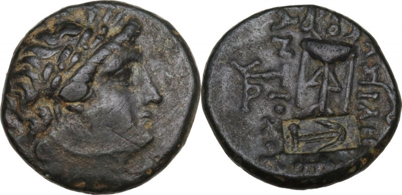 Greek Asia. Seleucid Kings. Antiochos II Theos (261-246 BC). AE 17 mm. Sardes mi...