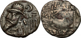 Greek Asia. Kings of Elymais. Uncertain early Arsakid king. BI Tetradrachm, uncertain mint, late 1st century BC-early 2nd century AD. Obv. Diademed bu...