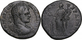 Caracalla (198-217). AE 29mm. Serdica mint, Thrace. Obv. AVT K M AVP CEV ANTΩNEINOC. Laureate and cuirassed bust right. Rev. OVΠIAC CEPΔIKHC. Homonoia...