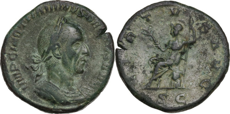 Trajan Decius (249-251). AE Sestertius, Rome mint. Obv. IMP C M Q TRAIANVS DECIV...