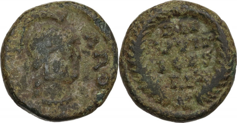 Ostrogothic Italy. Witigis (536-539). AE Decanummium, Ravenna mint. Obv. [INVICT...
