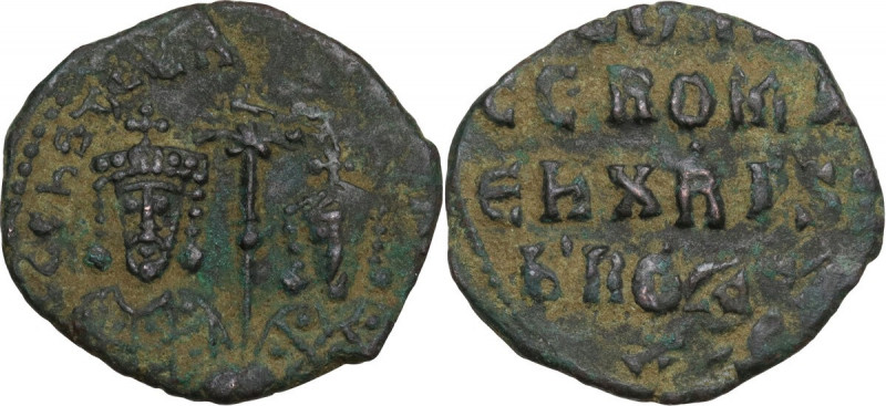 Constantine VII Porphyrogenitus (913-959). AE Follis. Constantinople mint, 931-9...