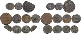 The Roman Empire. Multiple lot of eleven (11) unclassified AE coins. AE.