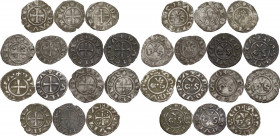 Lotto di quattordici (14) denari medievali in mistura. MI.