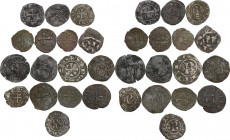 Lotto di sedici (16) monete medievali da classificare. MI.