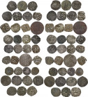 Lotto di trentaquattro (34) monete medievali da classificare. MI.