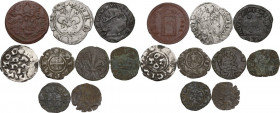 Italia. Interessante lotto di nove monete di varie zecche ed epoche.